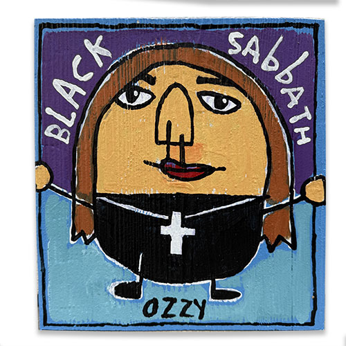 Ken Pease 11x12 Black Sabbath Ozzy WP5561